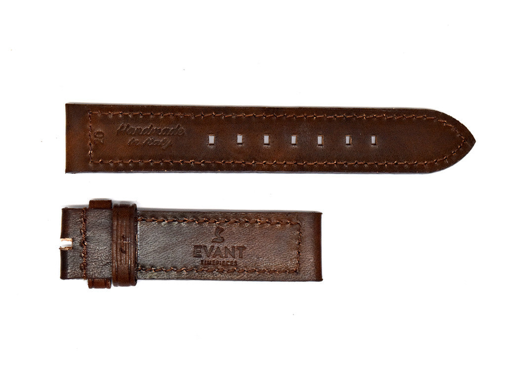 Stained Dark Mocha Leather Strap